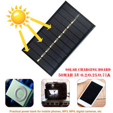 Solar Power Bank Phone Accessory Emergency Supply Polysilicon Black Outdoor Travel Tool New Panel Charger USB Outdoors 2024 - buy cheap