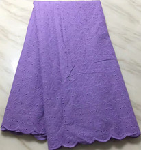 Últimas rendas africanas de 5 jardas, popular, renda 2018, voile suíço, tecidos de renda nigeriana para vestido de algodão, renda 2024 - compre barato