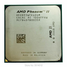 Четырехъядерный процессор AMD Phenom II X4 B93 2,8 ГГц HDXB93WFK4DGM разъем AM3 2024 - купить недорого