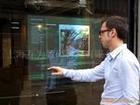 32" 10 points transparent interactive touch foil Film through glass window shop Best price and cost 2024 - buy cheap