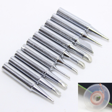 11Pc 900M-T-2C Diamagnetic copper soldering iron tip Lead-free Solder tip 933.376.907.913.951,898D,852D+ Soldering Station 2024 - buy cheap