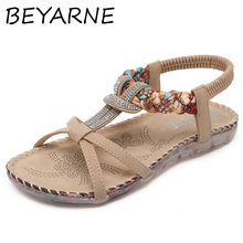 BEYARNE Women Leisure Sandals Shoes Comfort Sandals Summer Fashion Flip Flops High Quality Flat Sandals Gladiator Sandalias E028 2024 - buy cheap