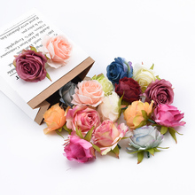 Костюм для свадьбы из 5 предметов, брошь в виде головка розы Скрапбукинг цветок стены Свадебные аксессуары просвет с канвой, дают вам возможность самостоятельно украсить свой ящик Искусственные цветы дешево 2024 - купить недорого