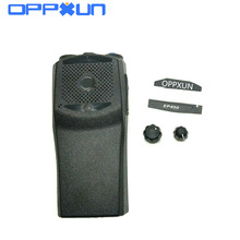 Oppxun o escudo da carcaça frente caso substituição para motorola ep450 walkie talkie rádio em dois sentidos com os botões 2024 - compre barato