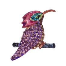 Fashion Jewelry Brooch Pins Rhinestone Crystal Birds Brooches Pin Wedding Brooch for Women Men 2024 - buy cheap