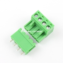 5pcs 5.08mm Pitch 4 pin 4 way Screw Pluggable Terminal Block Plug Connector L 2024 - buy cheap