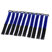 GoolRC 10 Pcs Blue/Black Strong RC Battery Antiskid Cable Tie Down Straps 26*2cm Parts for RC Drone 2024 - compre barato