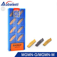 KORLOY 10PCS MGMN300 M NC3030 MGMN200 G NC3020 Turning Tools Carbide Inserts for Lathe Cutter CNC Carting and Grooving Part 2024 - buy cheap