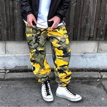 Fashion Men Pants Tide HiP HOP Camouflage Overall Mens Causal Cargo Pants Boys Camo Overalls Male Tracksuit Bottoms Plus Size XL 2024 - buy cheap