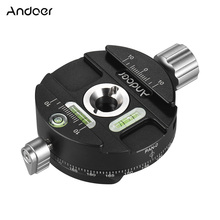 Andoer PAN-0 360 Degree Rotating Disc Camera Quick Release Clamp for Arca Swiss RRS Wimbereley Kirk Markins Quick Release Plate 2024 - buy cheap