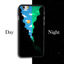 Novelty Diver Design Plastic Cell Phone Case Cover For iPhone 4 / 4s 5 / 5s 5c SE 6 6s 6PLUS 6Splus Hard PC Noctilucent Case 2024 - buy cheap