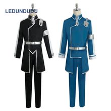Uniforme de Kirito Kirigaya Kazuto para hombre, uniforme de Sword Art de alicización en línea, Anime, Santo Eugeo, disfraces de fiesta para Halloween 2024 - compra barato