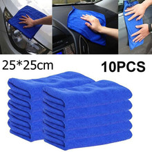 10 шт в упаковке, новая салфетки для очистки Duster полотенце из микрофибры для мытья автомобиля уход за подробной информацией для Прямая поставка или оптовая продажа 2024 - купить недорого