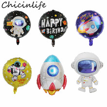 Chicinlife-Globo de aluminio de astronauta para fiesta de cumpleaños, decoración para fiesta de cumpleaños, juguetes para niños, Baby Shower, espacio exterior, Galaxy, suministros para fiesta, 1 ud. 2024 - compra barato