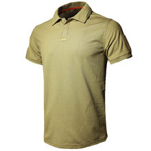 Mege camisa polo masculina, camisa tática de verão casual militar do exército curta, camisa para homens camisa polo 2024 - compre barato