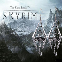 The Skyrim Elder Scrolls Earrings for Woman Accessories Retro Dangle Drop Earring 2024 - buy cheap