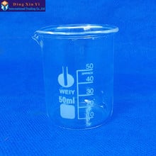 Vaso de cristal de 50ml, suministros de laboratorio, vaso de alta calidad, 12 unids/lote 2024 - compra barato