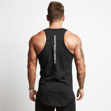 Muscleguys Solid Clothing Gyms Stringer Tank Top Men Bodybuilding and Fitness Singlets Muscle Vest sleeveless shirt men 2024 - buy cheap