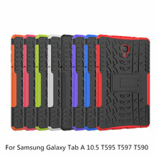 Caso para samsung SM-T590 SM-T595 caso para samsung galaxy tab um 10.5 polegada 2018 tpu + pc tablet suporte armore capa SM-T590 coque 2024 - compre barato