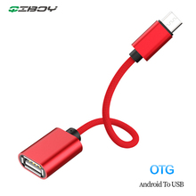 Микро USB OTG кабель адаптер передачи данных Micro USB папа к USB Женский адаптер для Samsung Xiaomi HTC Android разъем для телефона 2024 - купить недорого