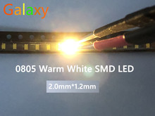 LED blanco cálido 500-0805 K SMD, diodo de luz LED, superbrillante, bricolaje, 2800 piezas 2024 - compra barato