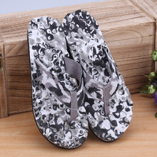 Men Summer Beach Wear Flip Plops Outdoor Wearing Slippers Camouflage Beach Flip Flops Shoes Sandals 2024 - buy cheap