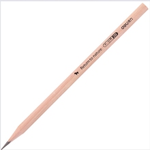 Deli Wood-cased HB 2B Standard Pencil Sketching Pencil Black Core Natural Crude Wood Nontoxic Drawing Office School Supplies 2024 - buy cheap