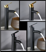 Single Handle Bathroom Basin Faucets Cold/Hot Mixer Basin Sink Tap Black Water Kitchen Faucet Bathroom Accessories B3295 2024 - buy cheap