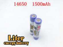 Pilhas de energia litros 4pçs 3.7v 14650, bateria recarregável 3.7v 1500mah li-ion câmera lanterna bateria tocha 2024 - compre barato