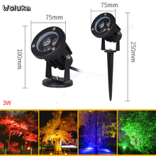 Lámpara de proyección LED impermeable para exteriores, foco de césped insertado con foto de árbol, lámpara de paisaje de jardín, CD50 W01 2024 - compra barato