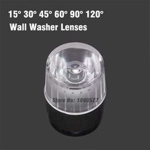 100pcs Clear Surface Waterproof Condensing Lenses 15 30 45 60 90 120 Degree Optical PMMA LED Lens Holder For Wall Washer Lamp 2024 - buy cheap