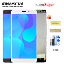 New For Umi Super LCD Display+Touch Screen 100% Test LCD Digitizer Glass Panel Replacement For Umi Super F-550028X2N 2024 - buy cheap