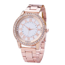 Luxury Women Quartz Watches Men Diamond business Clock Crystal Rhinestone Stainless Steel Analog Quartz Casual Wrist Watch reloj 2024 - buy cheap