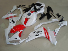 Injection mo Fairing kit for YAMAHA YZFR1 07 08 YZF R1 2007 2008 YZF1000 yzfr1 ABS Cool white red Fairings set+gifts YY04 2024 - buy cheap