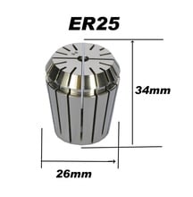 High precision ER25  Accuracy 0.008mm  Spring Collet For CNC milling lathe tool Engraving machine Free shipping 2024 - buy cheap