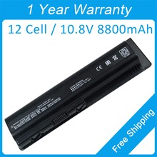 New 12 cell laptop battery  for hp Pavilion DV4-1400 DV5-1100 DV6-2000 DV4-1500 DV5-1200 DV6-2100 536436-001 KS527AA HSTNN-XB72 2024 - buy cheap