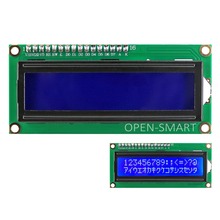 OPEN-SMART 3.3V I2C / IIC LCD 1602 Blue Display Module Onboard Contrast Adjustment Potentiometer for Arduino 2024 - buy cheap