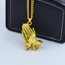 Fashion Hand Applaud Pendant Necklaces Women Men Hip Hop Jewelry Punk Style Gold Silver Color Alloy Chain Statement Necklace 2024 - buy cheap