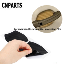 CNPARTS 4Pcs For VW Passat B5 B6 Polo Golf 4 5 Chevrolet Cruze Lada Granta RAM Car Door Handle Carbon Fiber Protection Sticker 2024 - buy cheap