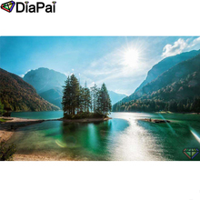 DIAPAI-pintura de diamante 5D DIY "paisaje bonito", bordado de diamantes de imitación cuadrados o redondos, punto de cruz, decoración 3D A22507, 100% 2024 - compra barato