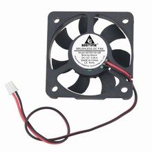 Gdstime 1 Piece 50mm x 10mm DC 12V 2.0 2Pin 5cm Brushless PC Cooling Fan 50x50x10mm Computer Case Radiator 5010 7 Blades 2024 - buy cheap