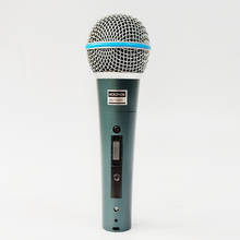 Beta58a sm58s handheld karaoke wired microphone sing vocal b-box church teaching mic with on/off switch 2024 - buy cheap