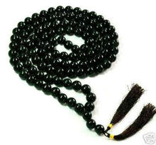 Hot free shipping new fashion 108 Tibetan Buddhist Black agat Rich carnelian stone onyx Prayer Beads(10mm) Necklace BV437 2024 - buy cheap
