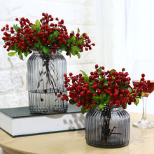 Buquê de plantas com simulação de morango artificial, decoração para festa de casamento em casa lbshipping 2024 - compre barato