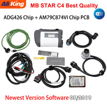 SS + + + лучшее качество AM79C874VI чип MB C4 SD Connect Compact4 ADG426 чип MB Star C4 диагностический инструмент с программным обеспечением HDD Бесплатная доставка 2024 - купить недорого