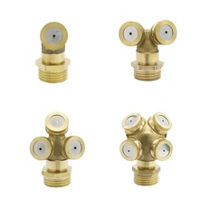 Adjustable Brass Spray Misting Nozzle with 1/2 Inch Male Thread Agricultural Spraying pesticides Fogger Irrigation 1 Pcs 2024 - buy cheap