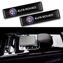 10pcs Car styling Protective bar Stickers Decorative Badge for ALFA ROMEO Mito 147 156 159 166 Giulietta Spider Car accessories 2024 - buy cheap