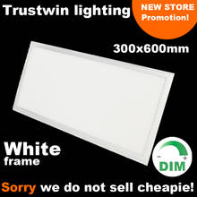 Светодиодсветодиодный ультратонкая белая рамка, 300x600, 24 Вт 2024 - купить недорого