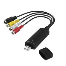 HFY портативный простой в использовании USB 2,0 адаптер для аудио-и видеосъемки VHS для DVD видео захвата конвертер для Win7/8/XP/Vista 2024 - купить недорого