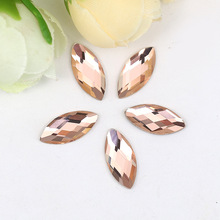 HOT SALE! champion horse eye shape flatback glass crystal Rhinestone DIY mobile phone shell nail art and wedding dress 20pcs 2024 - buy cheap